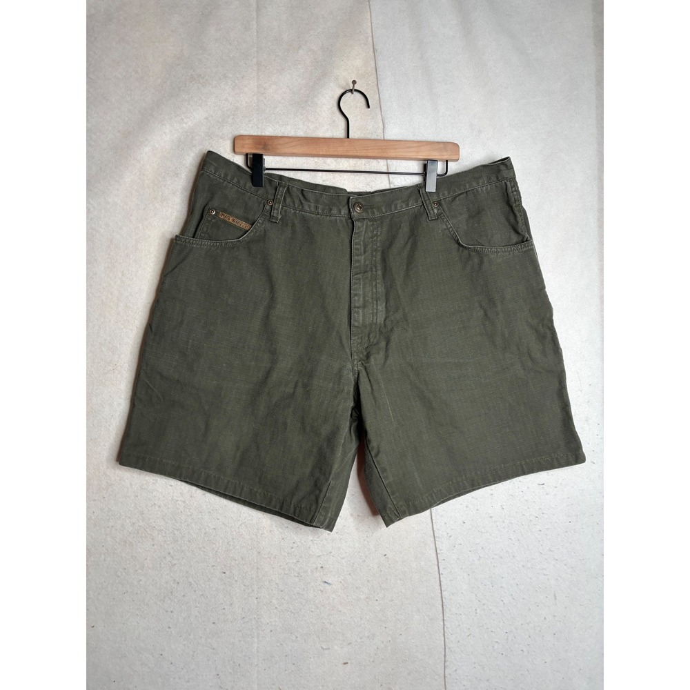 Big Smith Mens Olive Green Ripstop Carpenter Shorts Size 38 Hammer Loop Utility